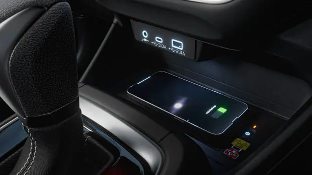 2023 Subaru Crosstrek side profile wireless phone charger