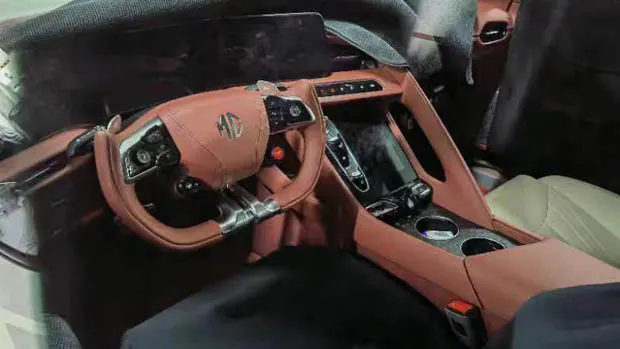2023 MG Cyberster interior leak image