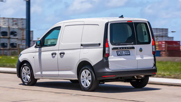 Volkswagen Caddy Cargo SWB TSI 2023 rear driving