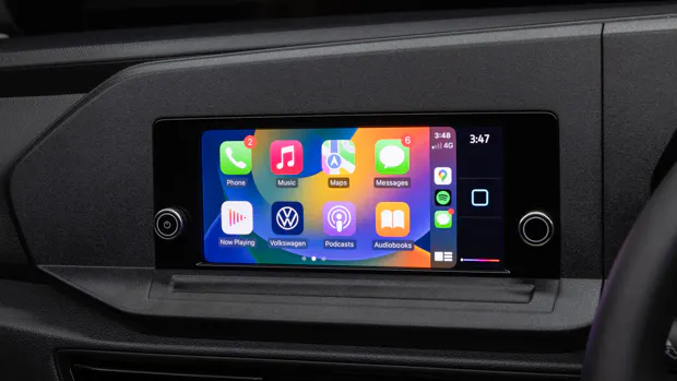 Volkswagen Caddy Cargo SWB TSI 2023 touchscreen
