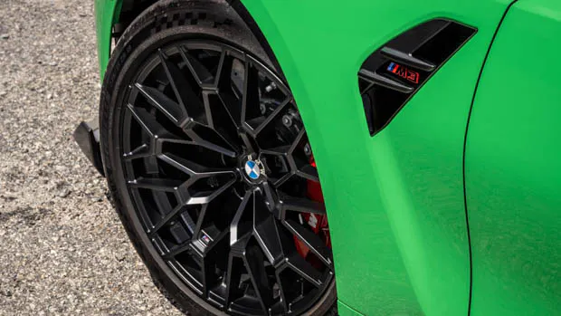 2024 BMW M3 CS wheel and brake shot