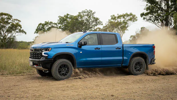 2023 Chevrolet Silverado dirt driving