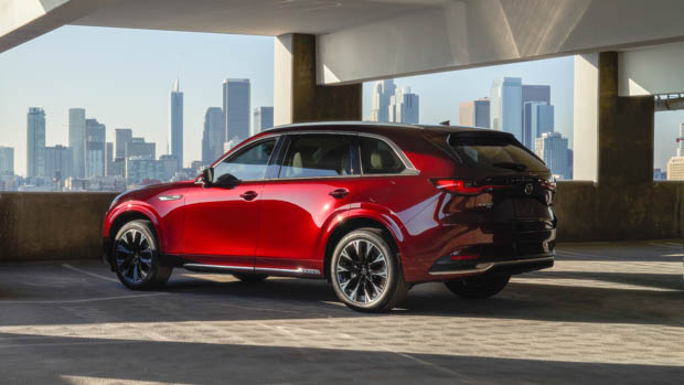 How fuel efficient is the Mazda CX-90 diesel? New straight-six bests CX-8 in official figures