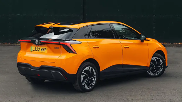 MG4 2023 orange rear end