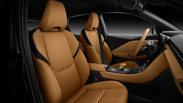 2023 Lexus LBX interior detail and seats