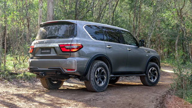Nissan Patrol Warrior 2023 rear 3/4