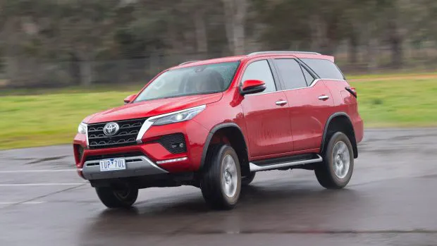 4WD Megatest Toyota Fortuner Crusade 2023 driving front