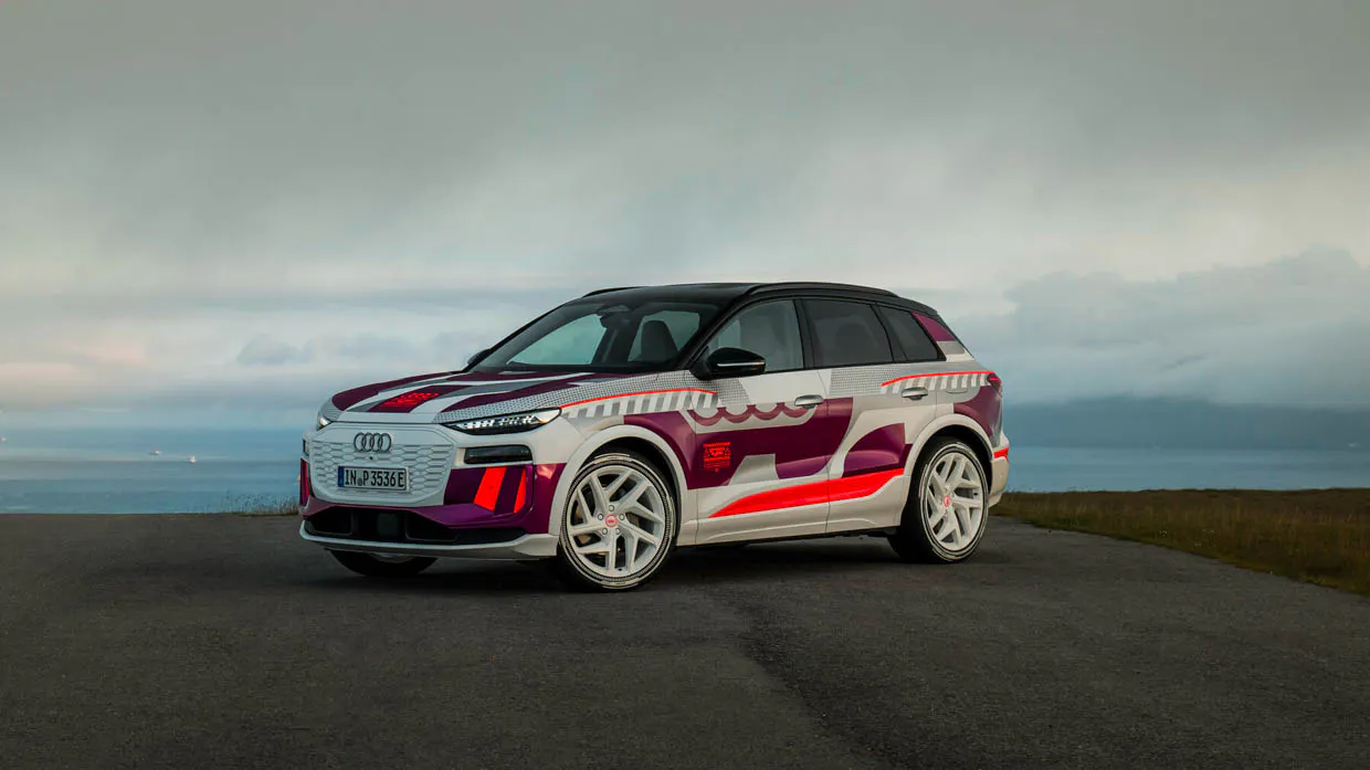 Audi Q6 E-tron 2025: prototype electric SUV previewed ahead of 2025 release
