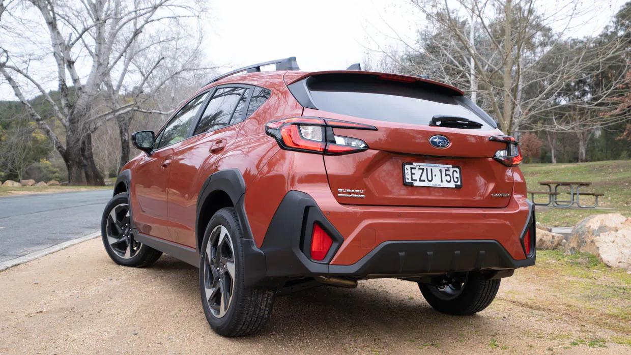 Subaru Crosstrek 2.0S rear 3/4 shot static in park