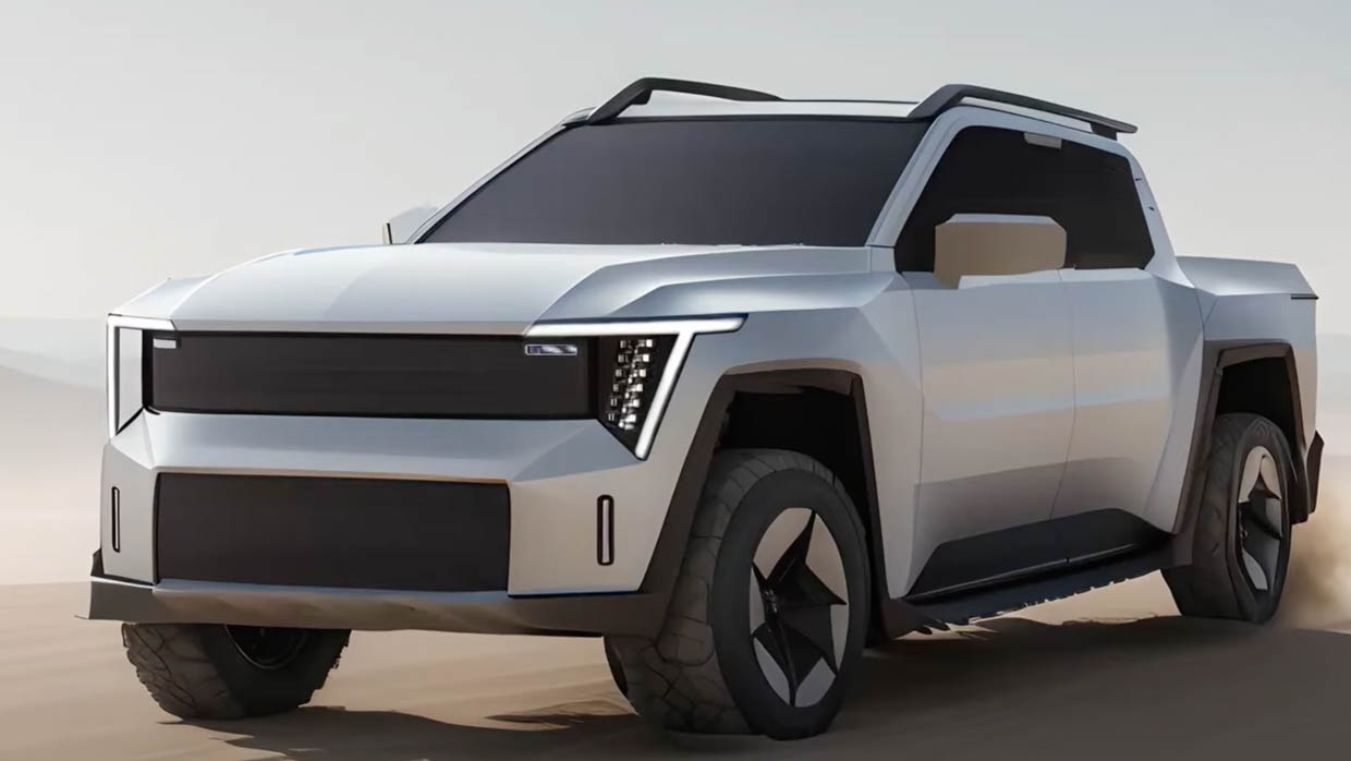 Kia Tasman 2025: new render shows what the very first Kia ute could look like