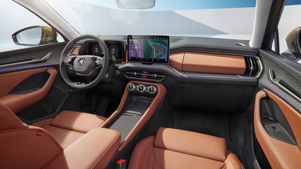 Real buttons and knobs for 2024 Skoda Kodiaq and Superb interiors