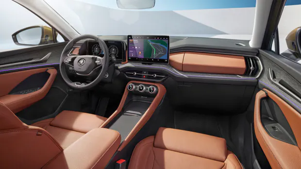 Real buttons and knobs for 2024 Skoda Kodiaq and Superb interiors