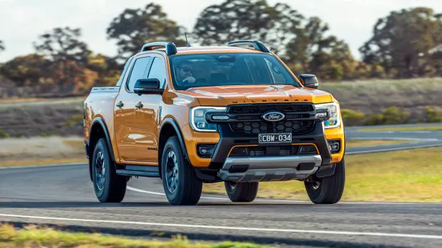 Ford Ranger Wildtrak X 2023 front 3/4 track
