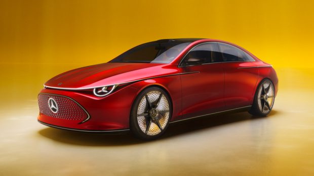 Mercedes-Benz Concept CLA Class previews entry-luxury EV sedan