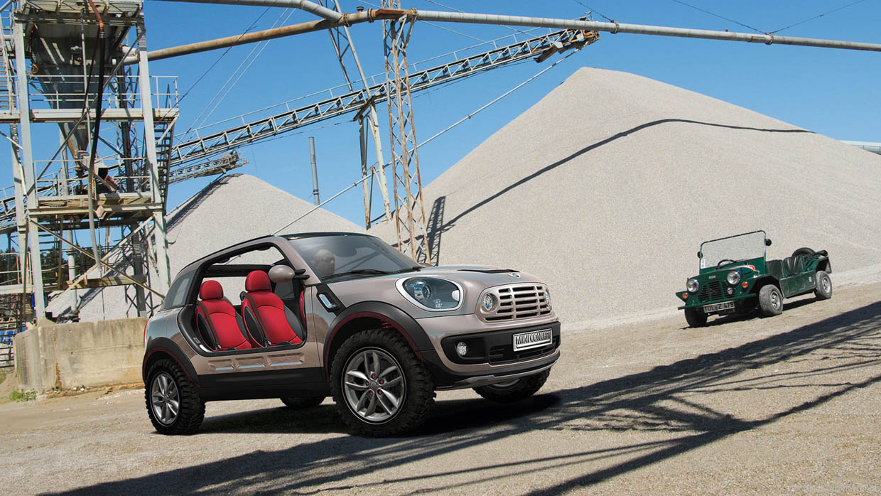 Mini Moke revival based on 2024 Countryman EV a future possibility