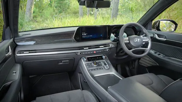 2024 Hyundai Palisade Calligraphy Black Ink interior