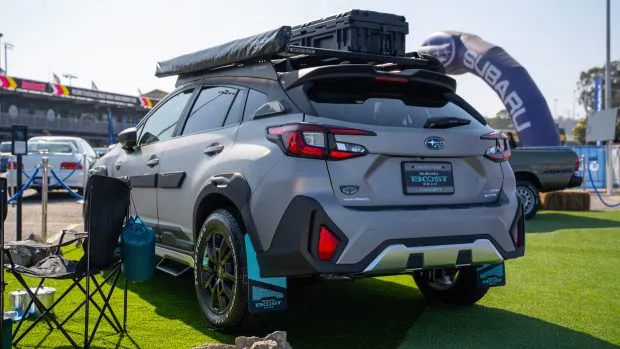 2023 Subaru Crosstrek Boost Gear concept rear 3/4 image