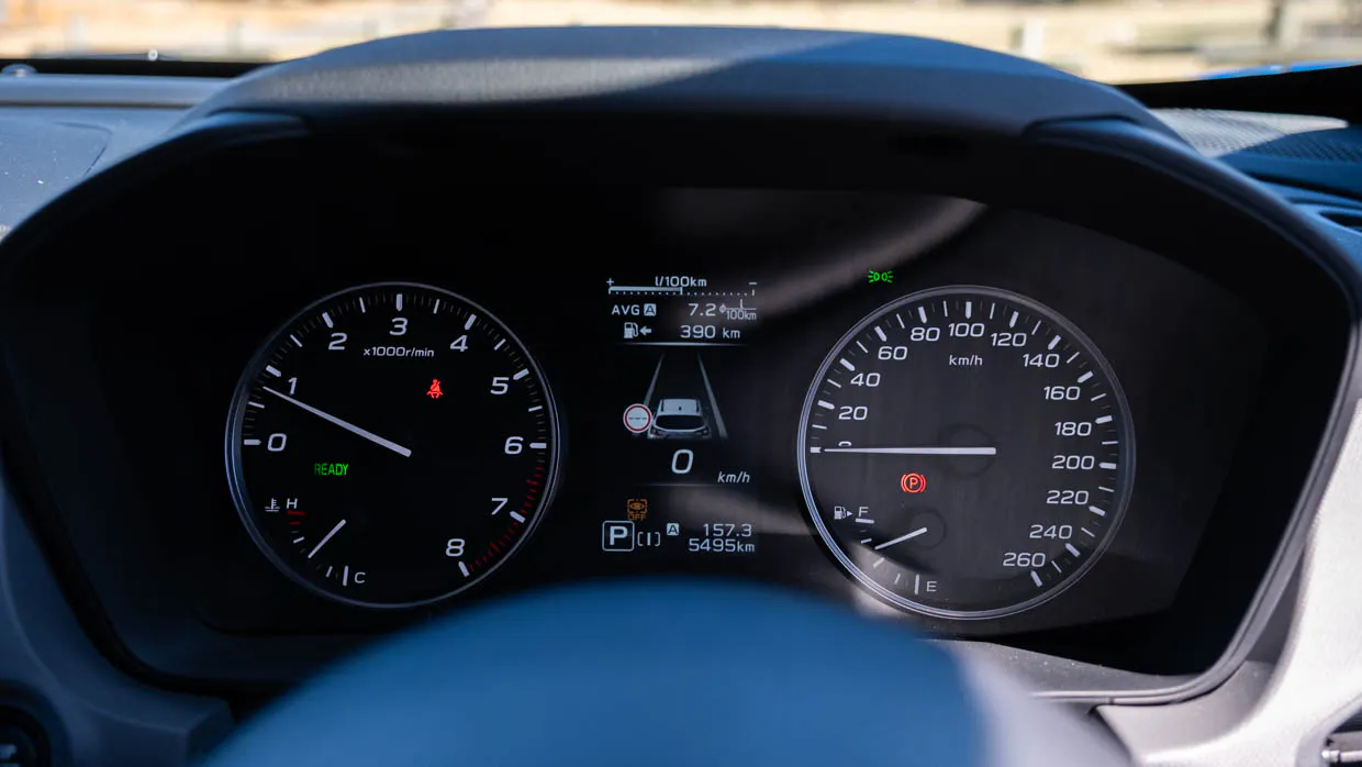 2023 Subaru Crosstrek Hybrid S instrument cluster