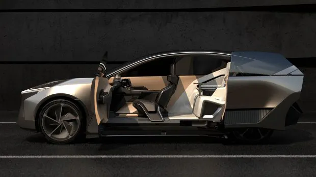 Lexus LF ZL electric BEV concept 2024 side door open