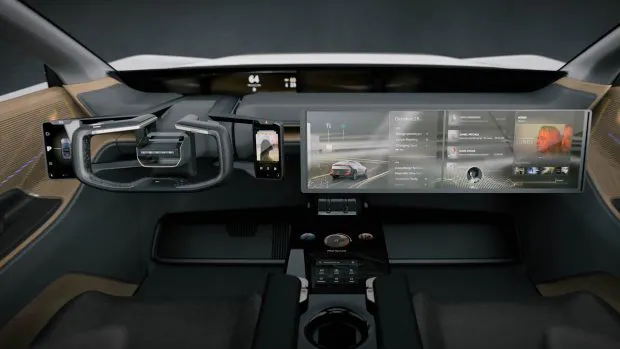 Lexus LF ZL electric BEV concept 2024 interior wide