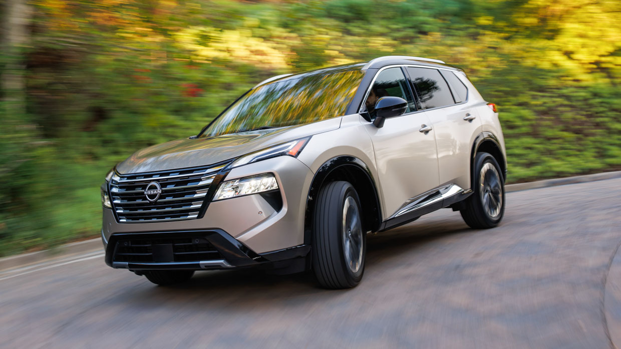 Nissan X-Trail facelift 2024: US-market Rogue debuts updated look, Google Maps and more tech