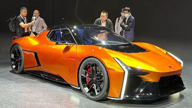 Tokyo Mobility Show 2023 - Toyota FT-SE sports car concept front 3/4