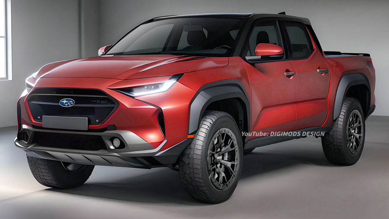 Subaru Brumby returns? Toyota Tacoma inspired render isn't as far-fetched as you think