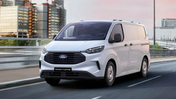2024 Ford Transit Custom on road driving