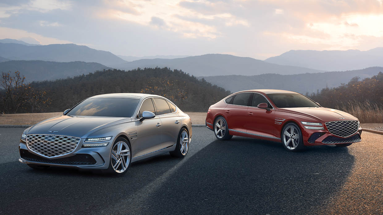 Genesis G80 2024: facelifted Korean luxury sedan revealed