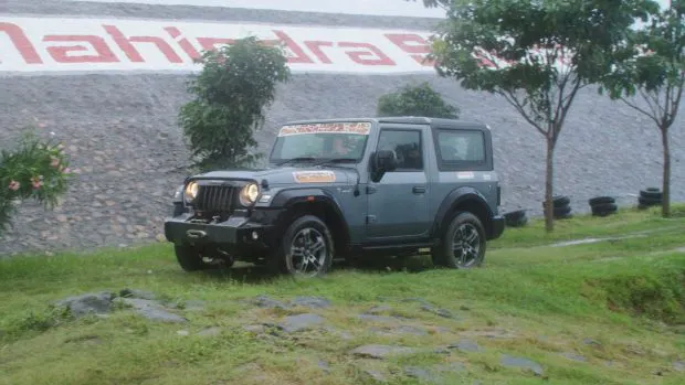 Mahindra Thar prototype 2024 side