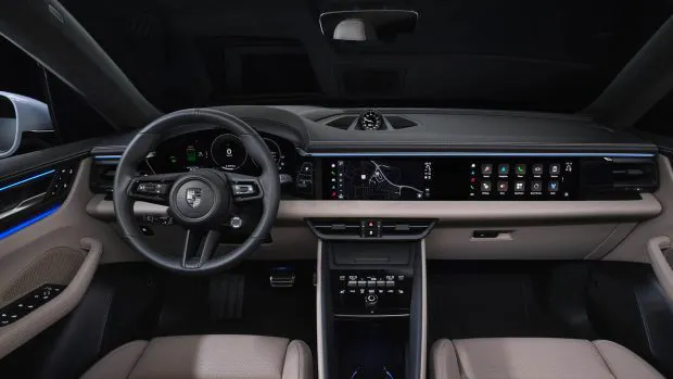 2024 Porsche Macan Turbo interior wide shot