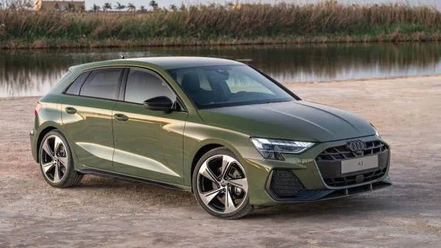 Audi A3 2024 Sportback district green exterior