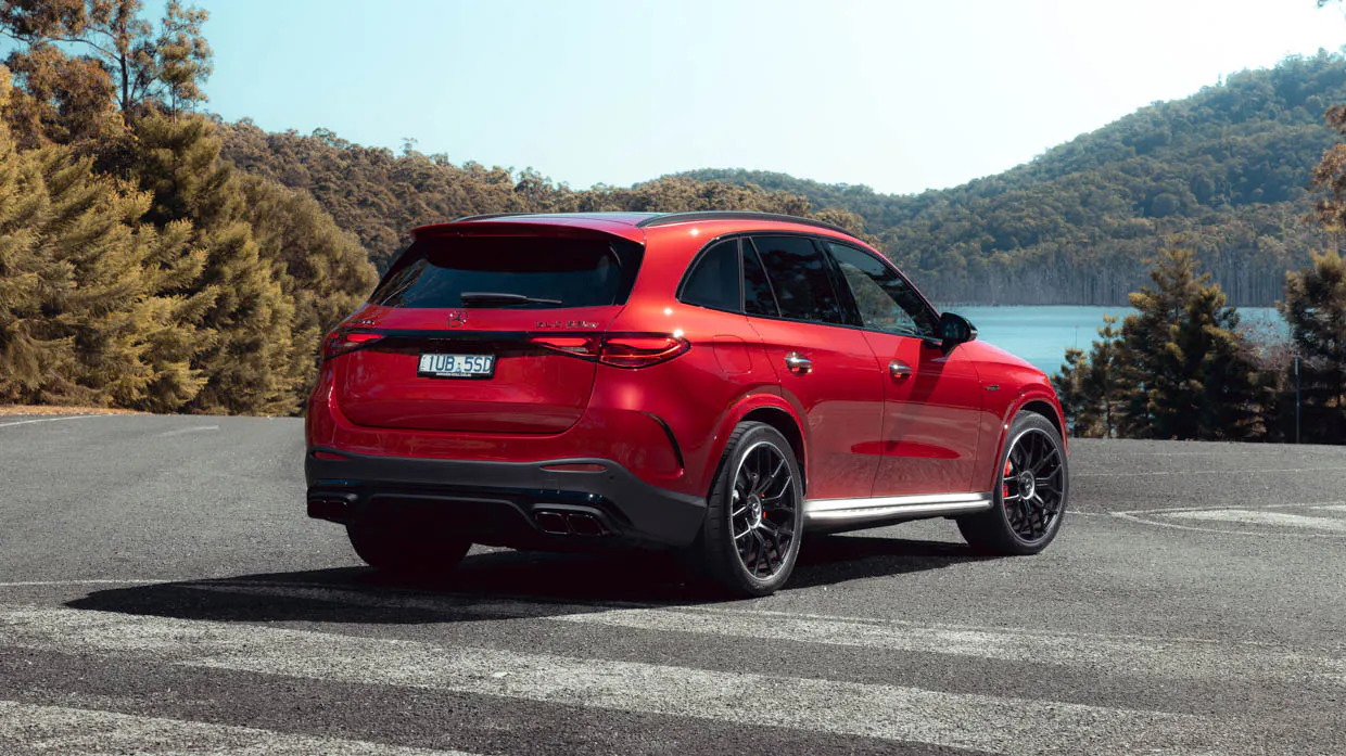 2024 Mercedes-AMG GLC 63 S rear 3/4 static shot