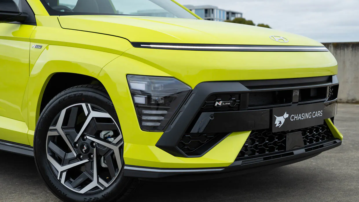 2024 Hyundai Kona Hybrid N-Line front end detailing design
