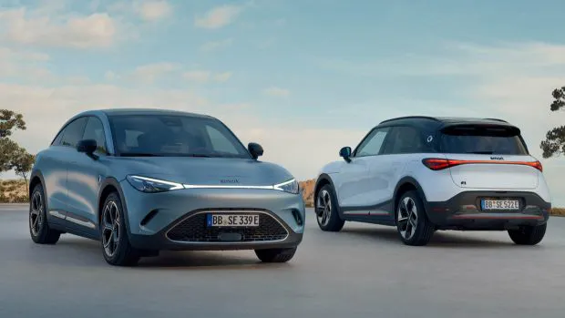 2024 Smart #1 and #3 SUVs duo shot