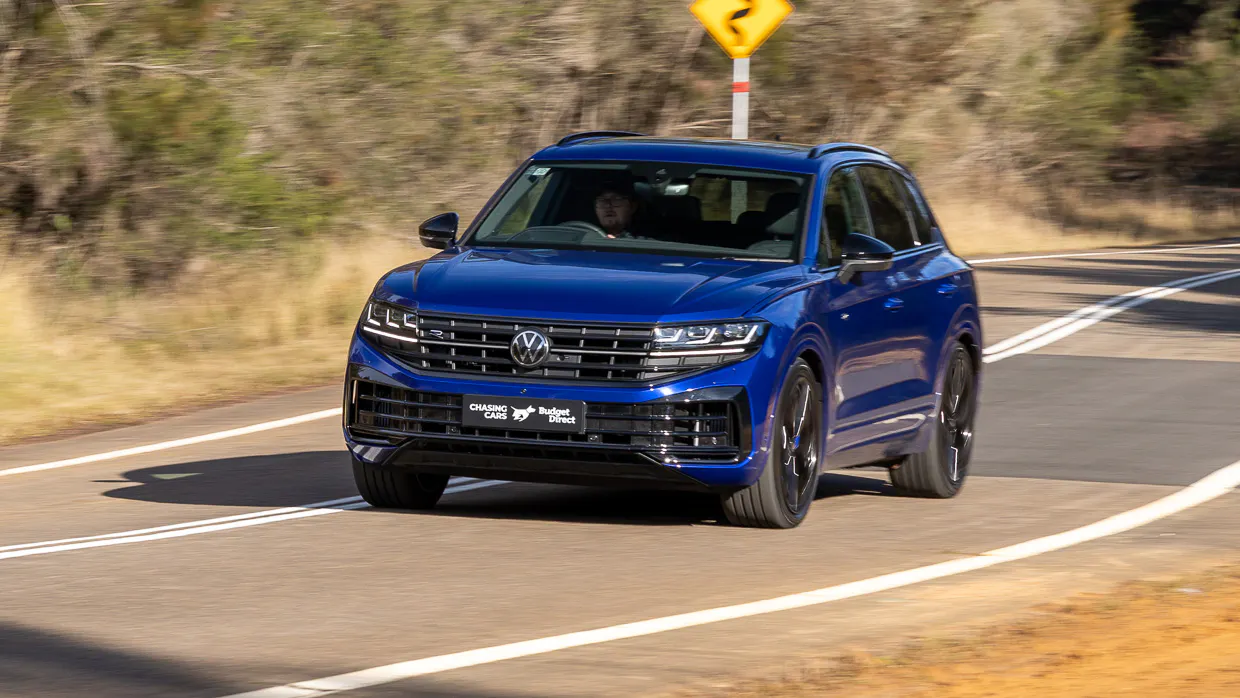Volkswagen Touareg R 2024 driving front 5