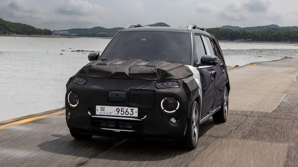 Hyundai Inster 2025 front driving 3