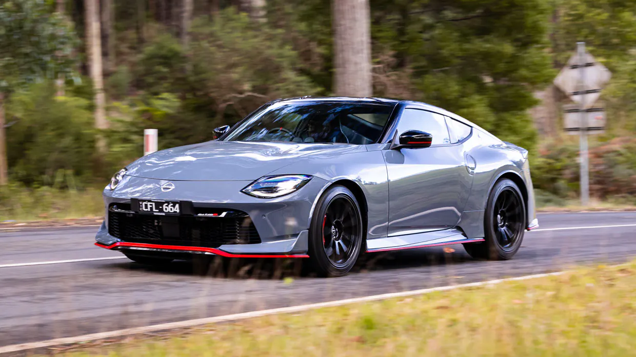 Nissan Z Nismo 2024 driving front 2