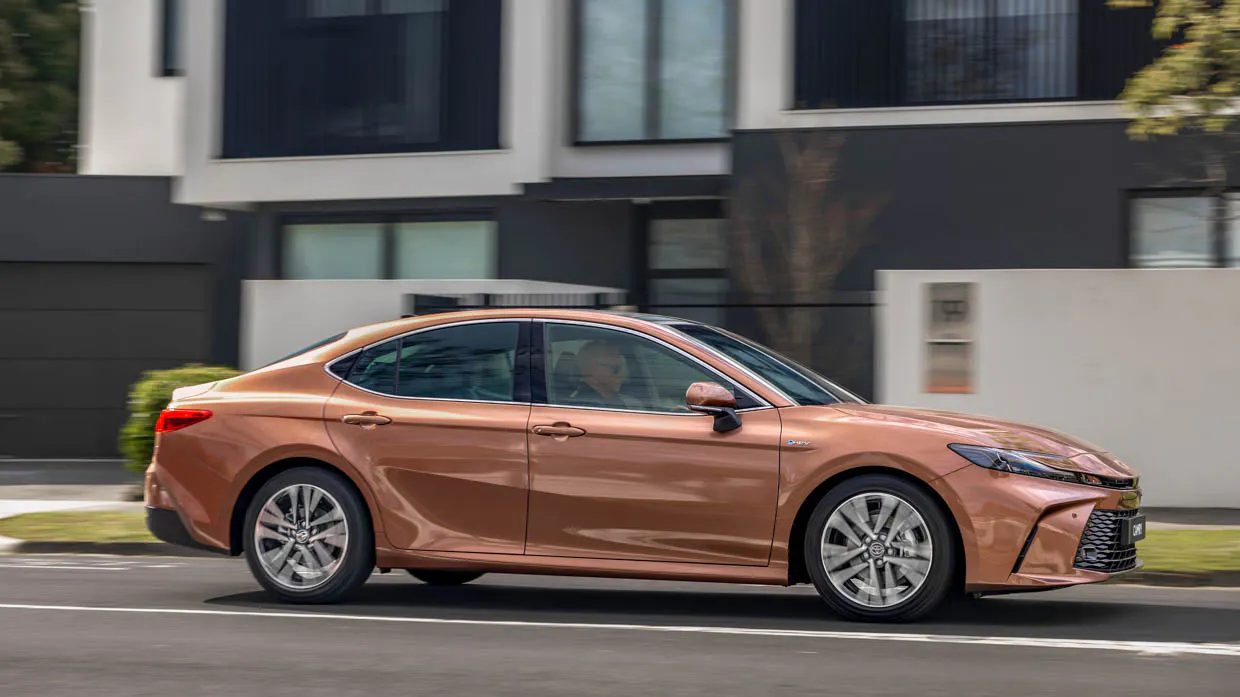 2024 Toyota Camry SL side angle driving 4