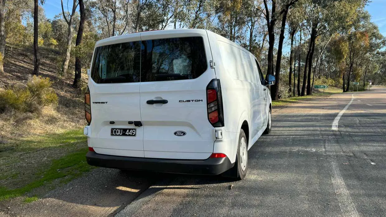 Ford Transit Custom Trend 2024 on the road