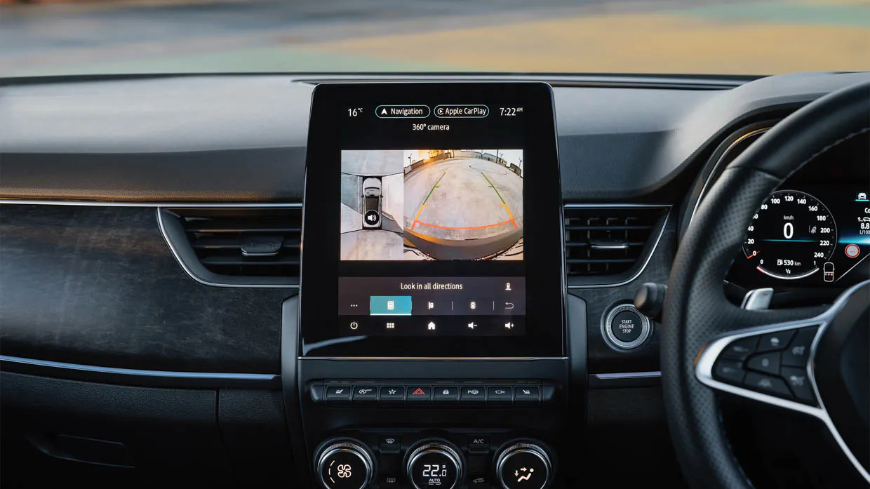 2024 Renault Arkana centre touchscreen