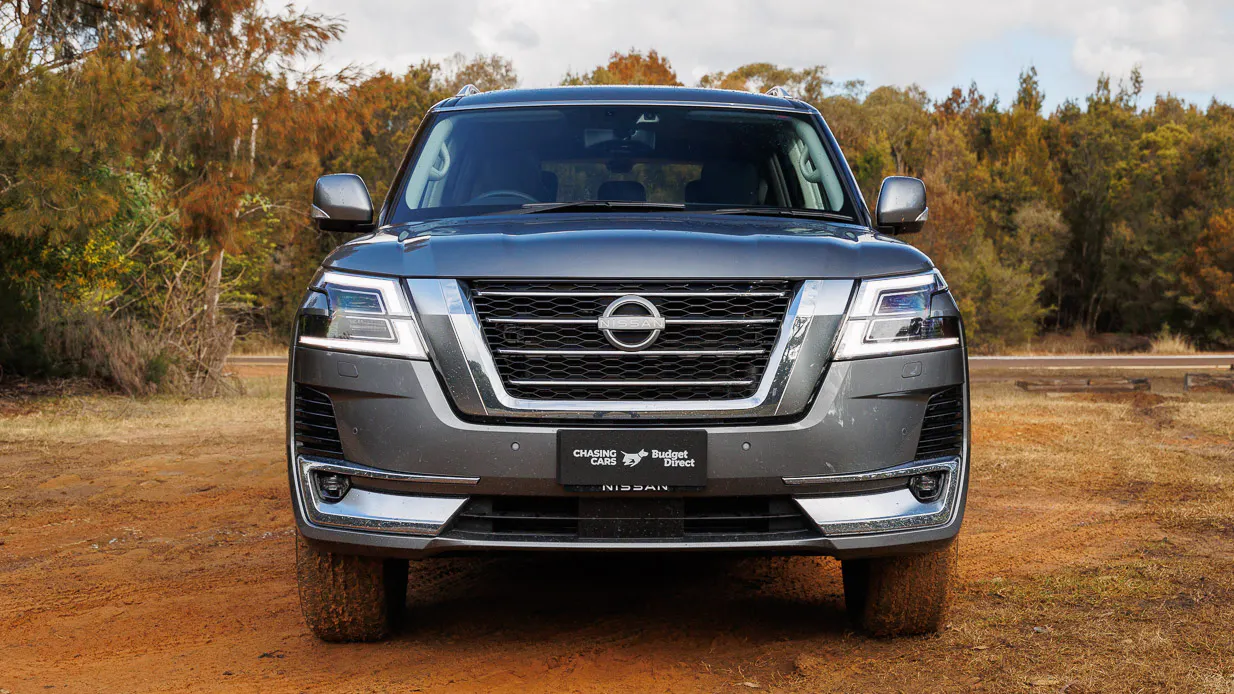 2024 Nissan Patrol Ti-L front on angle static