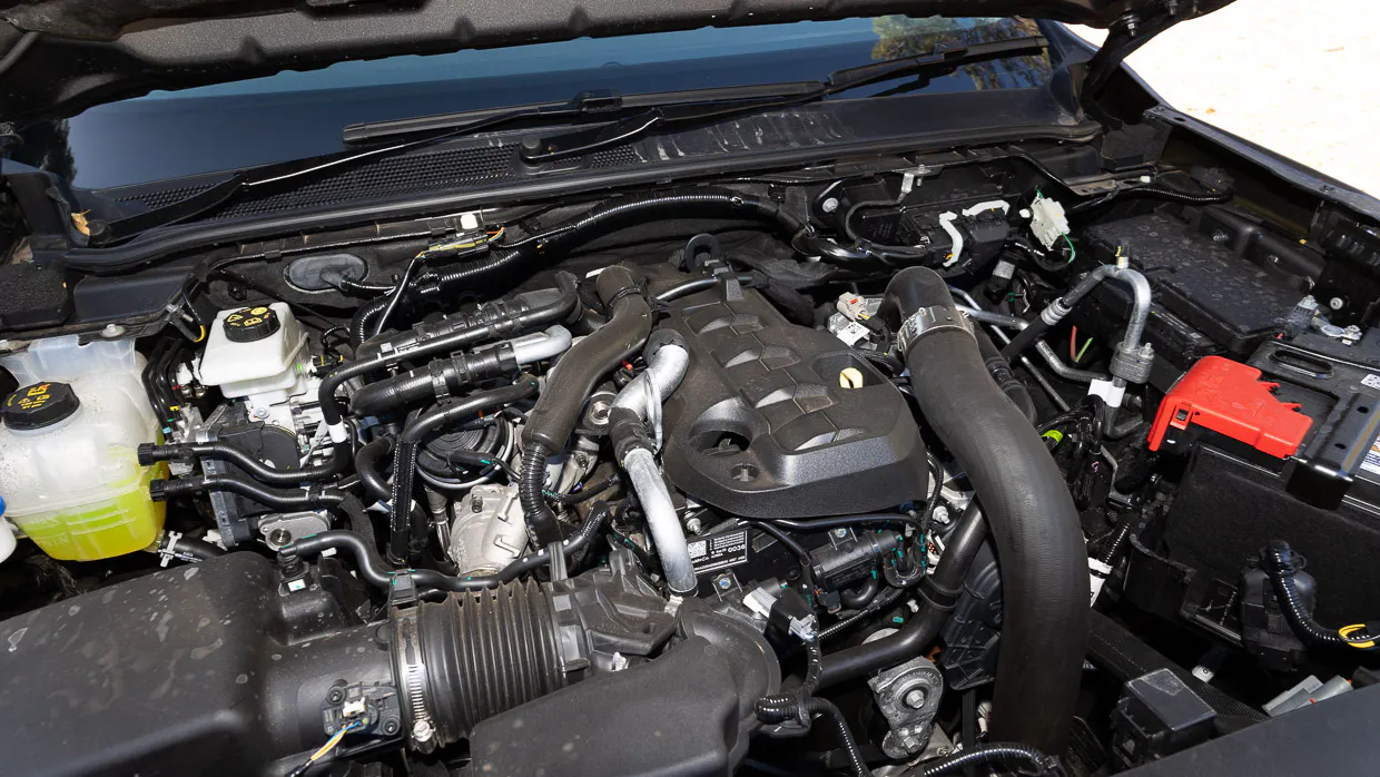 2024 Volkswagen Amarok Style TDI500 2.0-litre bi-turbo diesel four cylinder engine bay