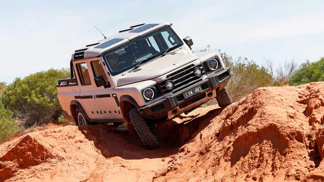 Ineos Grenadier Quartermaster 2025 off road front