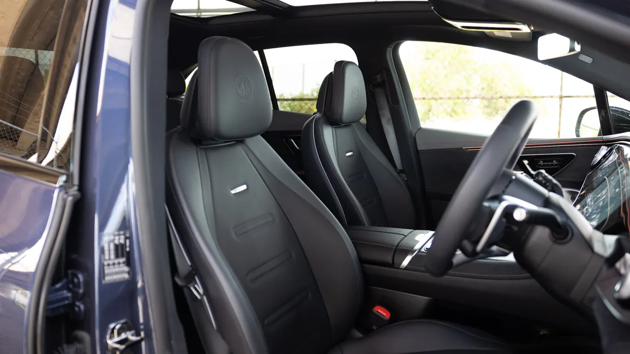 Mercedes-AMG EQE 53 SUV 2025 interior front seats