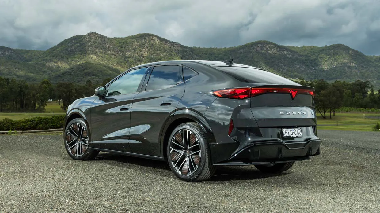 Cupra Tavascan 2025 rear 3/4 2