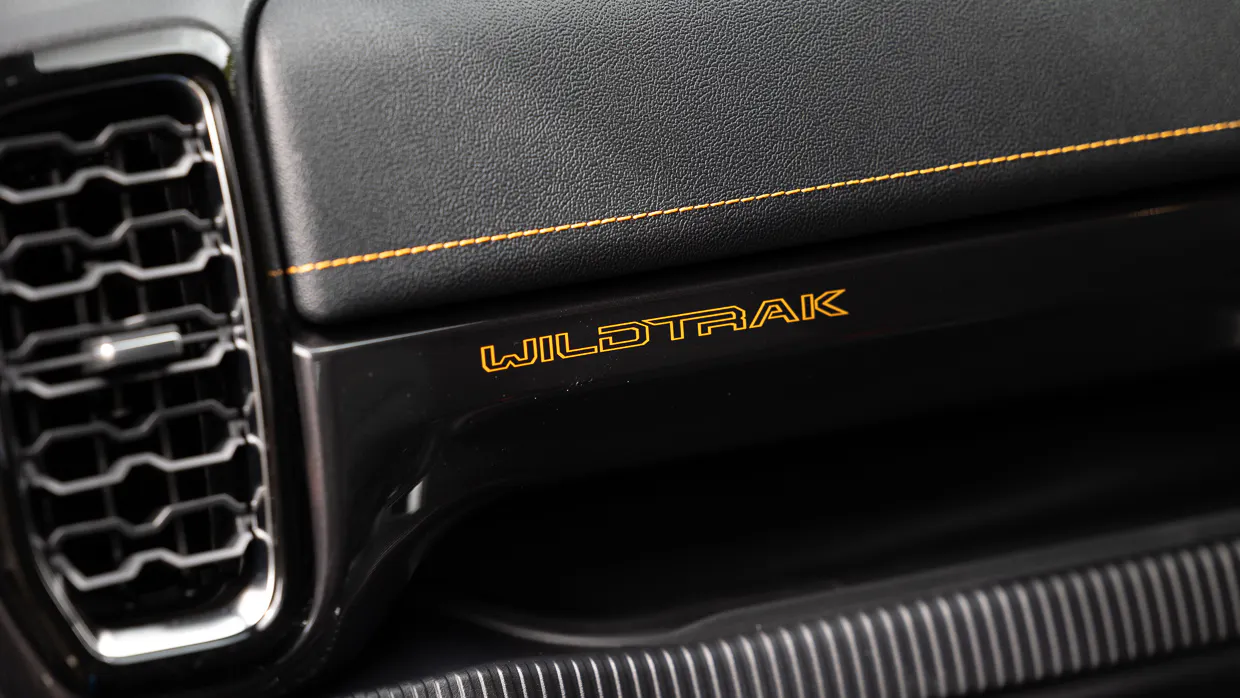 2024 Ford Ranger Wildtrak V6 interior logo