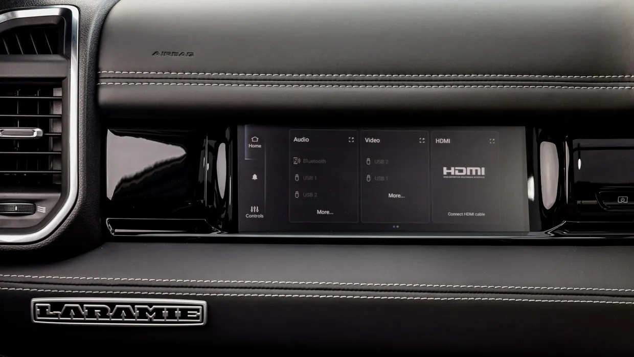2025 Ram 1500 passenger infotainment screen