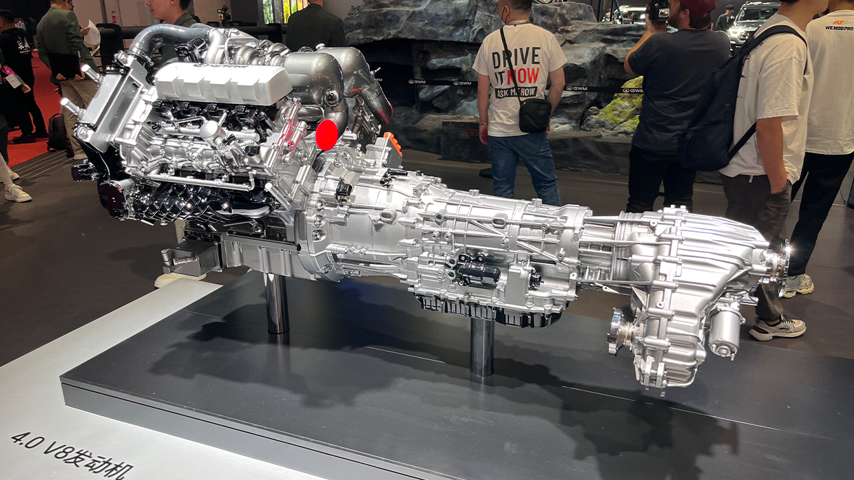 GWM shocks with new twin-turbo petrol V8 plug-in hybrid, destined for its Tank off-roaders