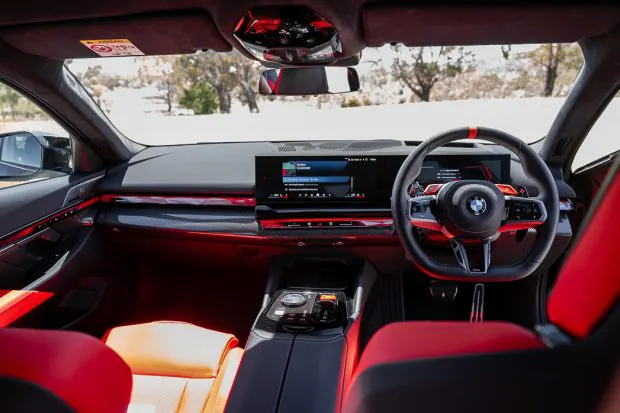BMW M5 sedan 2025 interior